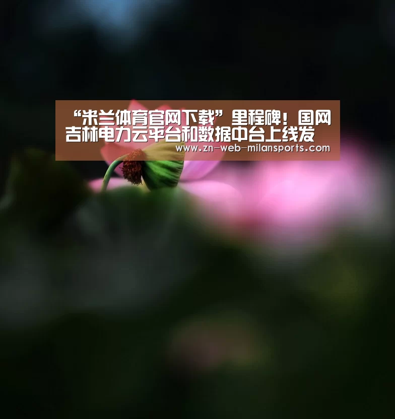 “米兰体育官网下载”里程碑！国网吉林电力云平台和数据中台上线发布，率先推进泛在电力物联网建设迈向新阶段